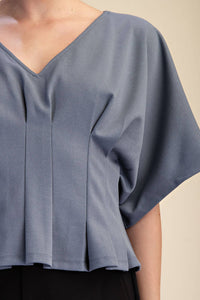 The Pleated Dolman Top