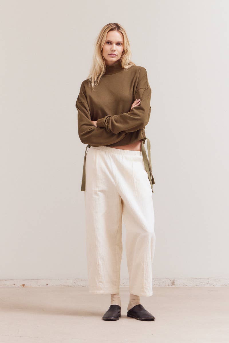 The Side-Tie Long Sleeve Tee