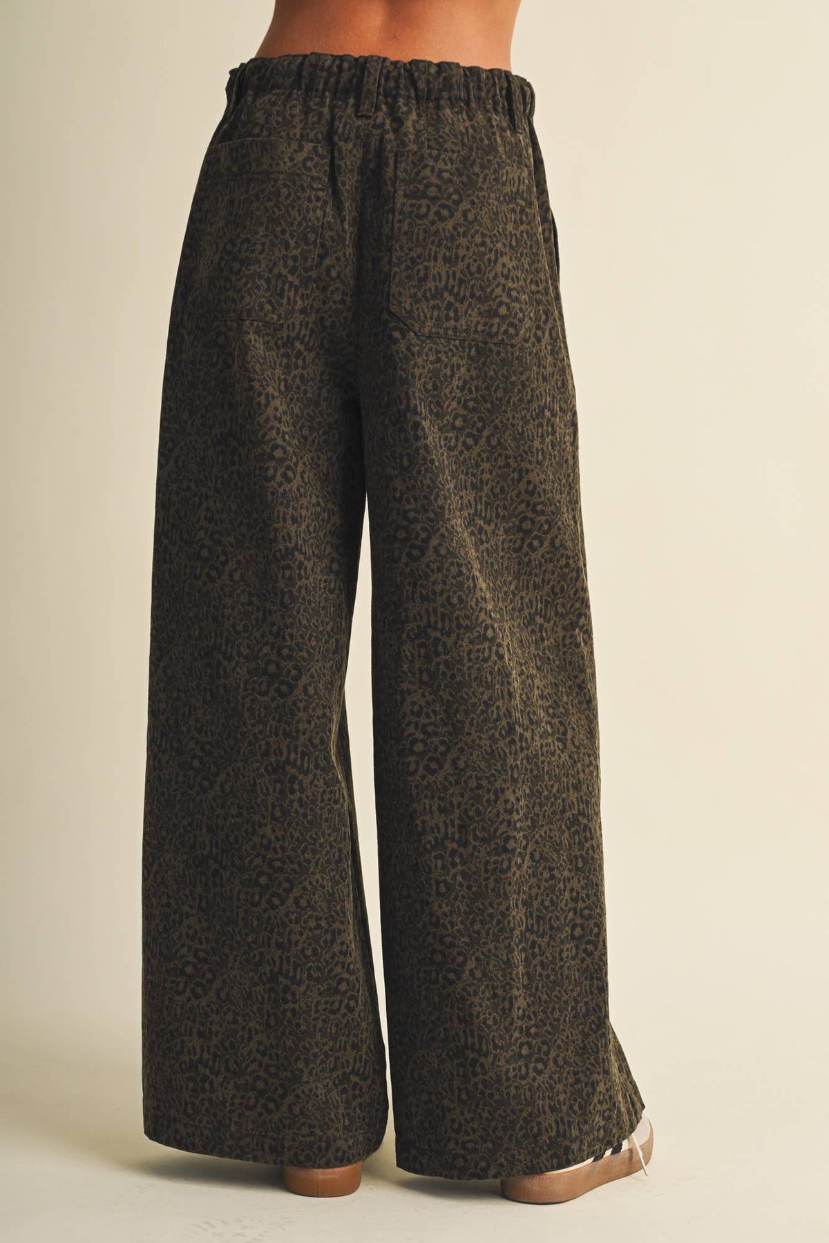The Leopard Wide-Leg Trouser