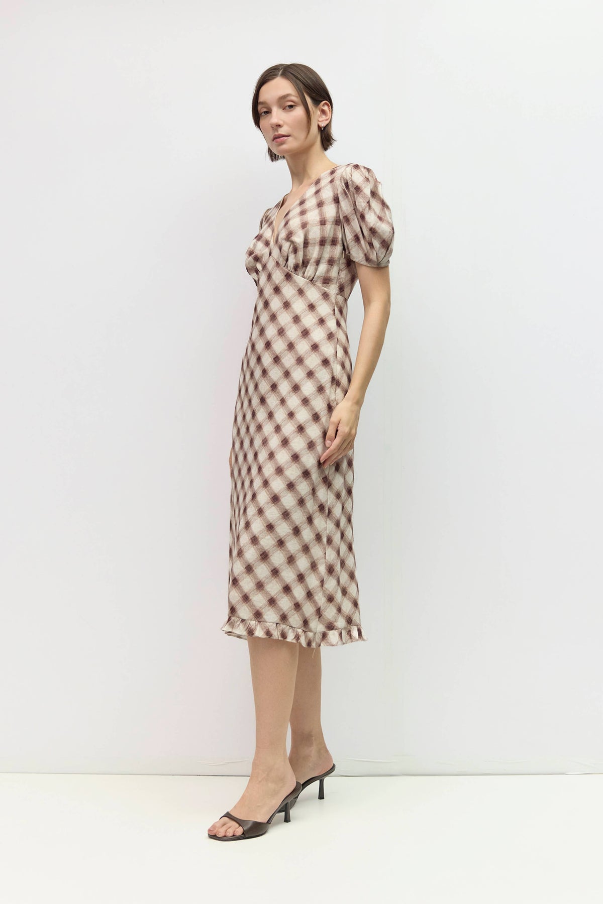 The Plaid Midi Dress