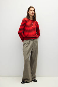 The Pop of Color Henley