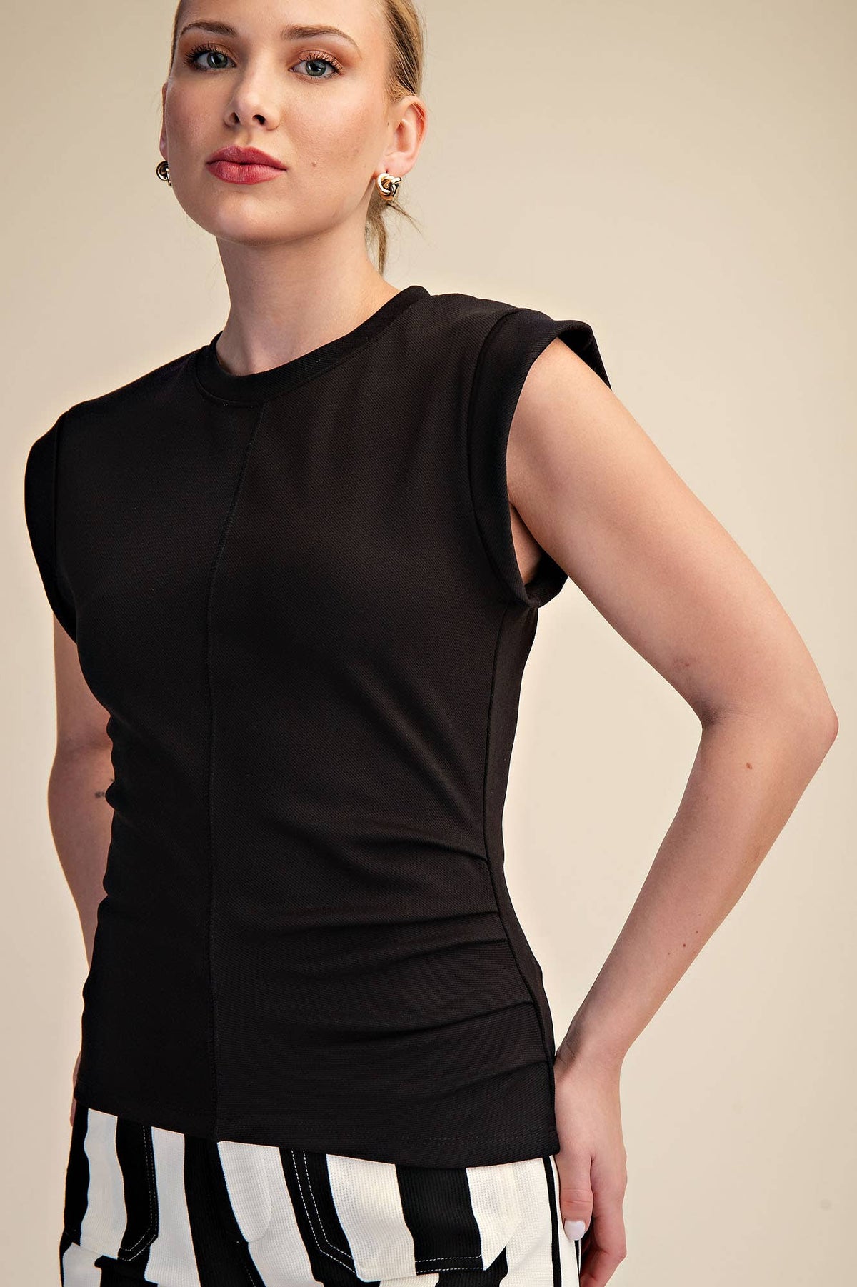 The Gathered Knit Top