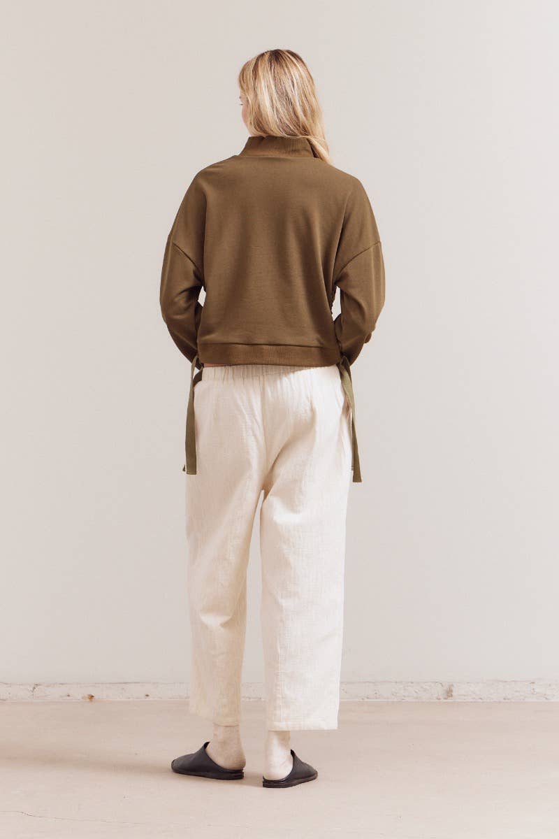 The Side-Tie Long Sleeve Tee