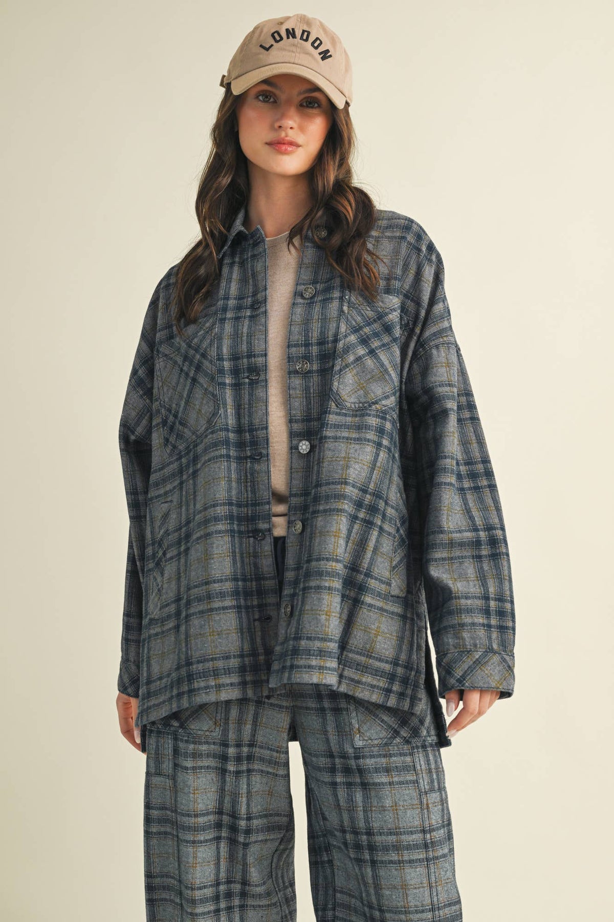 The Structured Plaid Layering Jacket