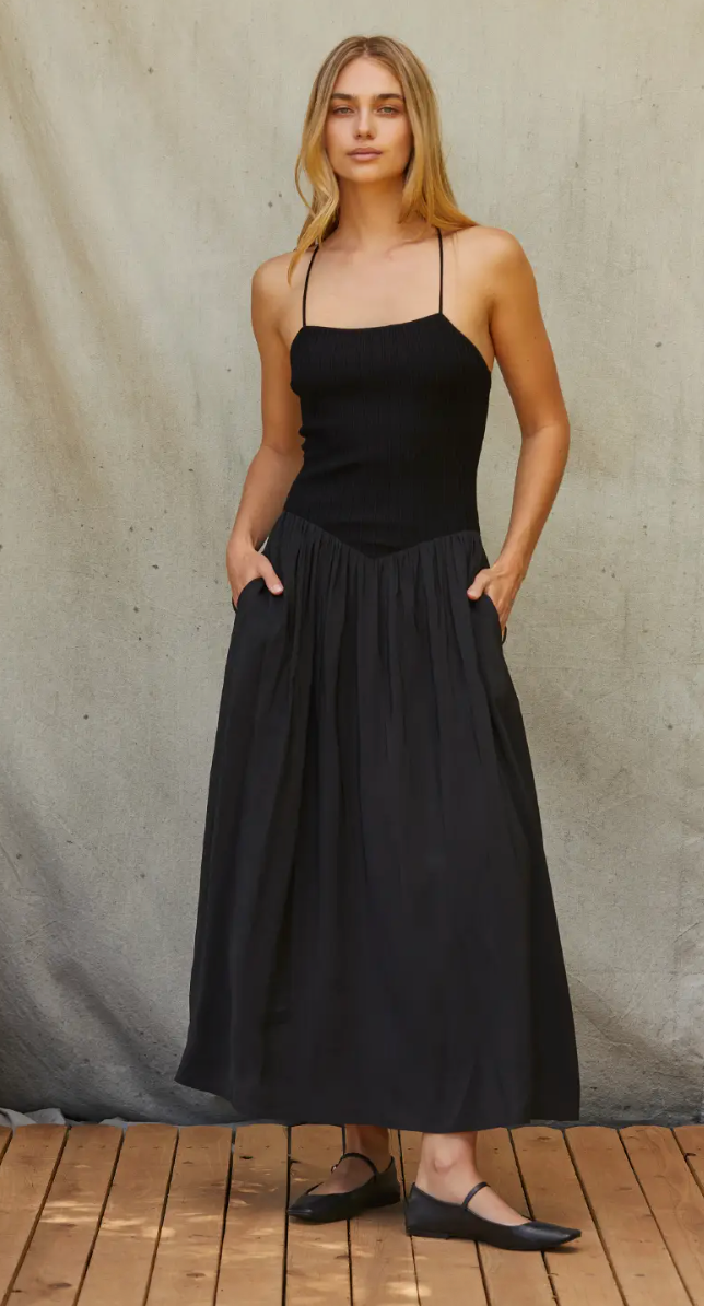 Heather Mixed Media Maxi Dress image 0