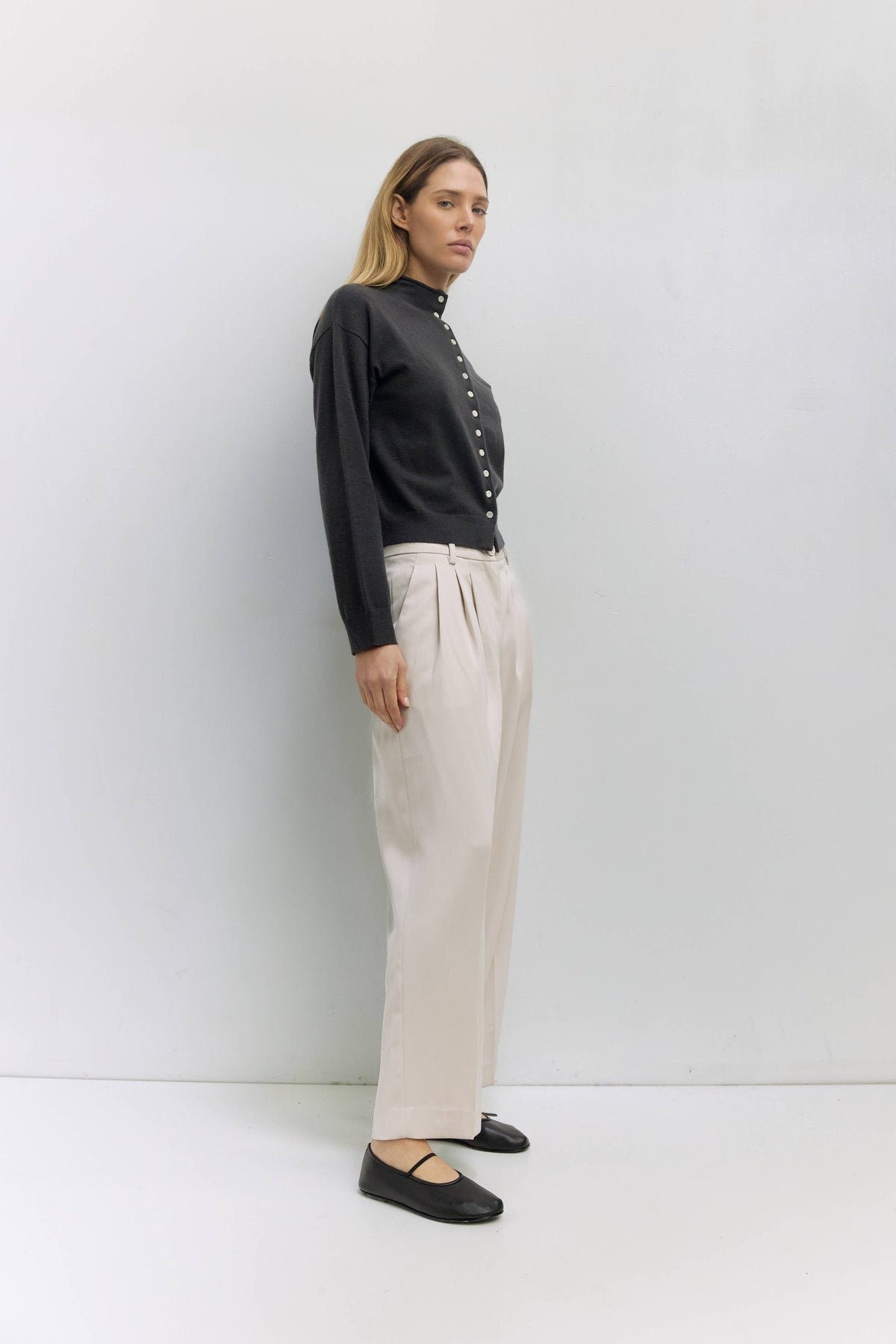 The High Neck Cardigan