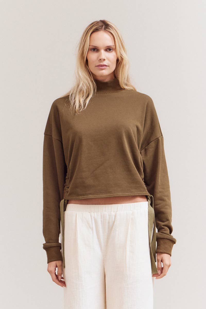 The Side-Tie Long Sleeve Tee