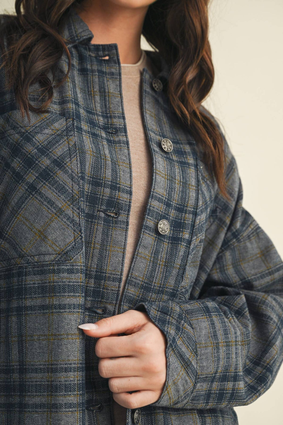 The Structured Plaid Layering Jacket