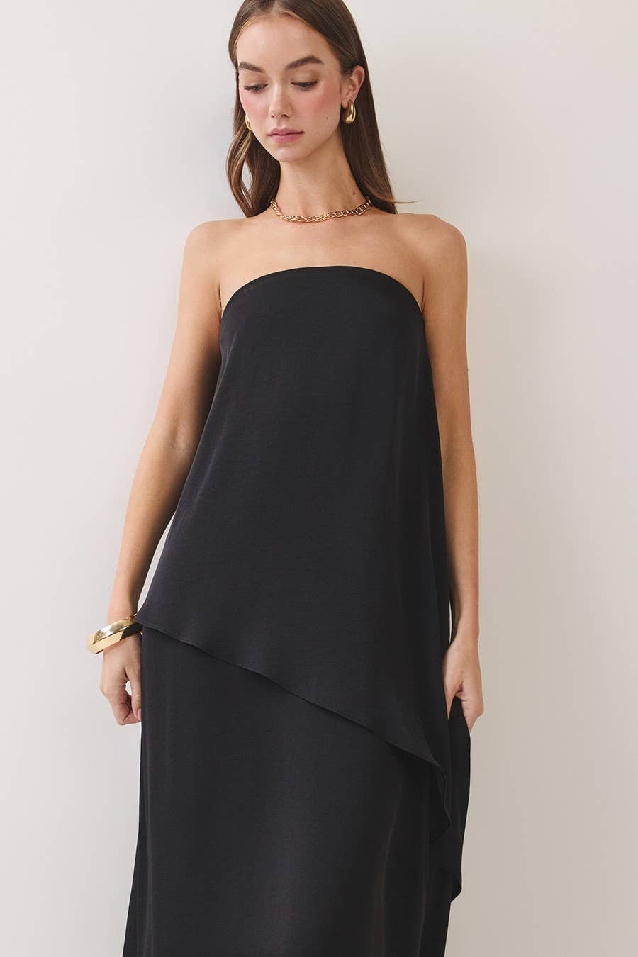 The Strapless Maxi Dress