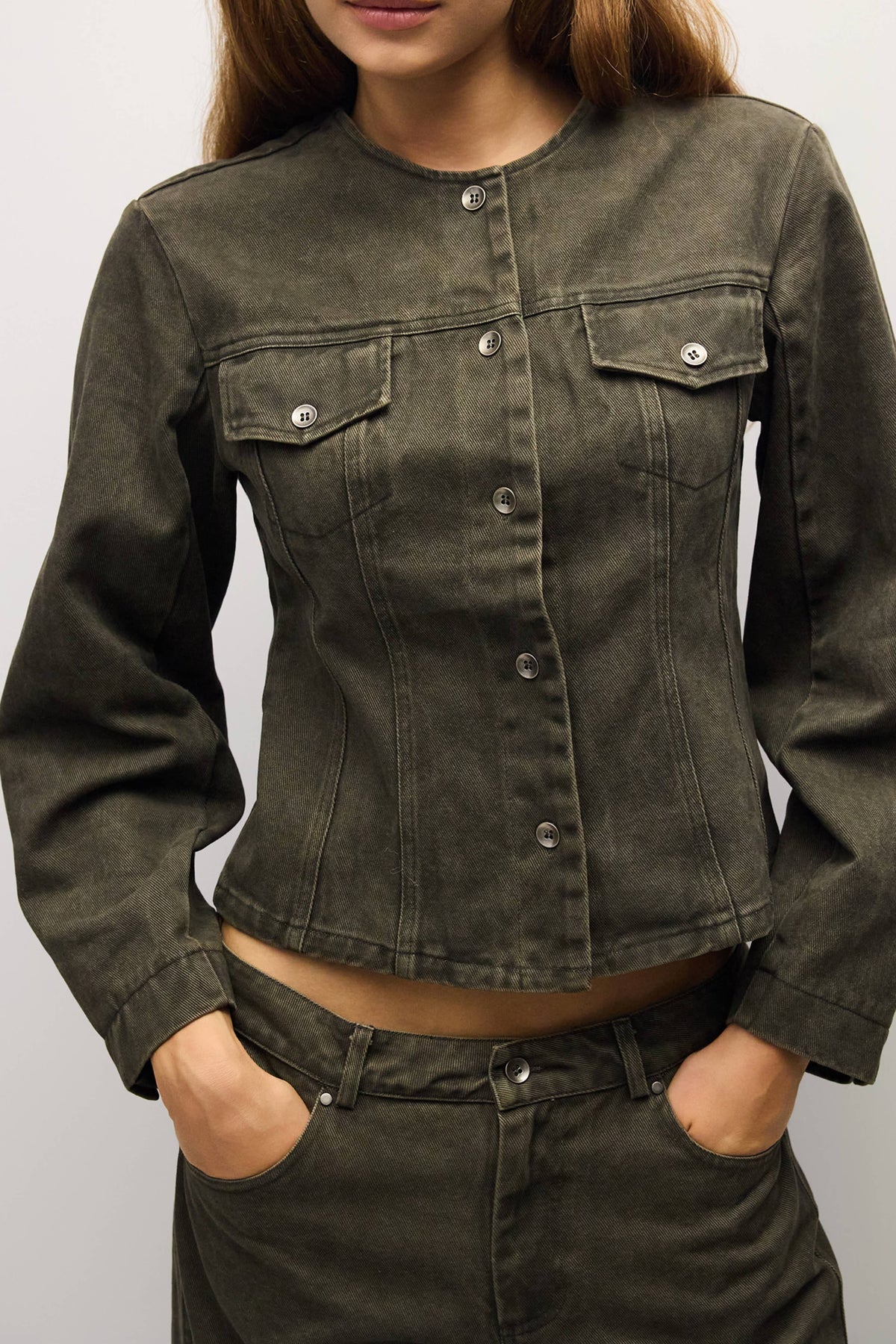 The Fitted Twill Jacket