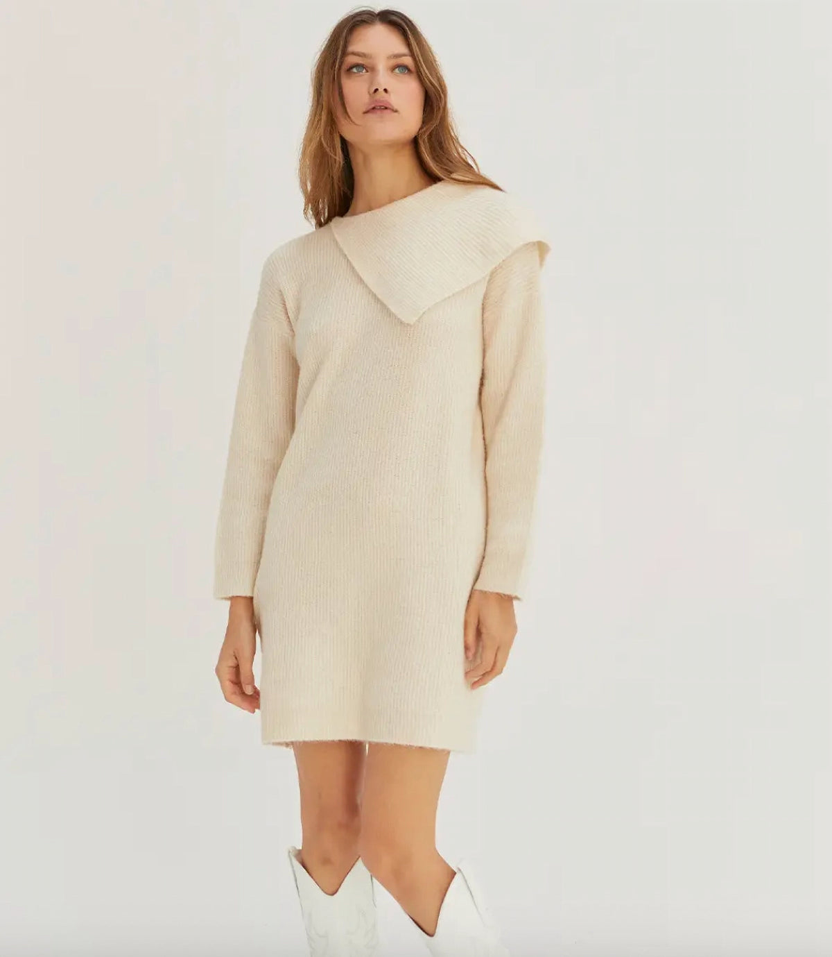 Brittney Turtleneck Sweater Dress image 0