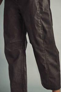 The Barrel Faux Leather Pants