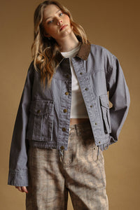 The Corduroy Collar Utility Jacket