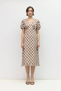 The Plaid Midi Dress