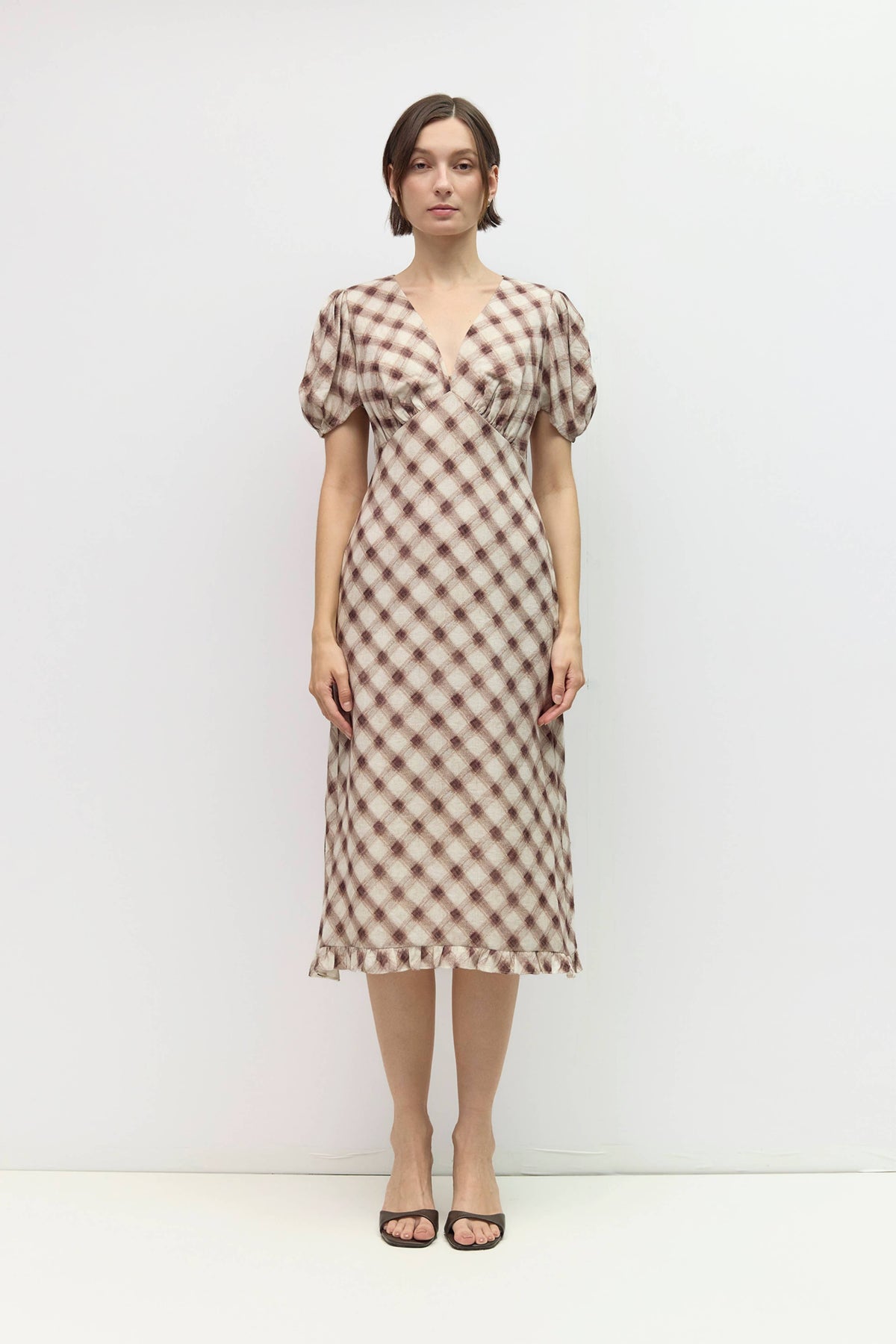 The Plaid Midi Dress