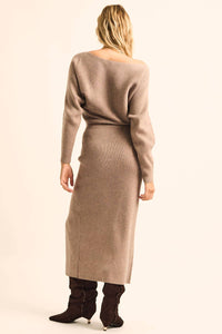 The One-Shoulder Sweater Dress