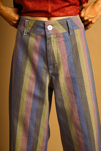 The Color Panel Wide-Leg Jeans