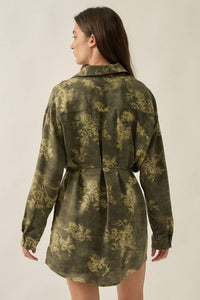 The Floral Satin Romper