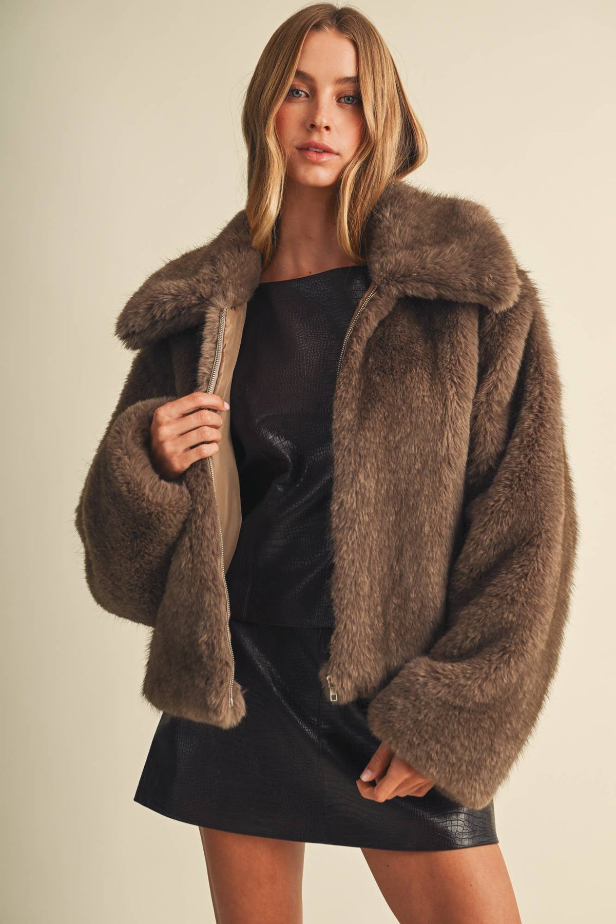 The Faux Fur Statement Jacket