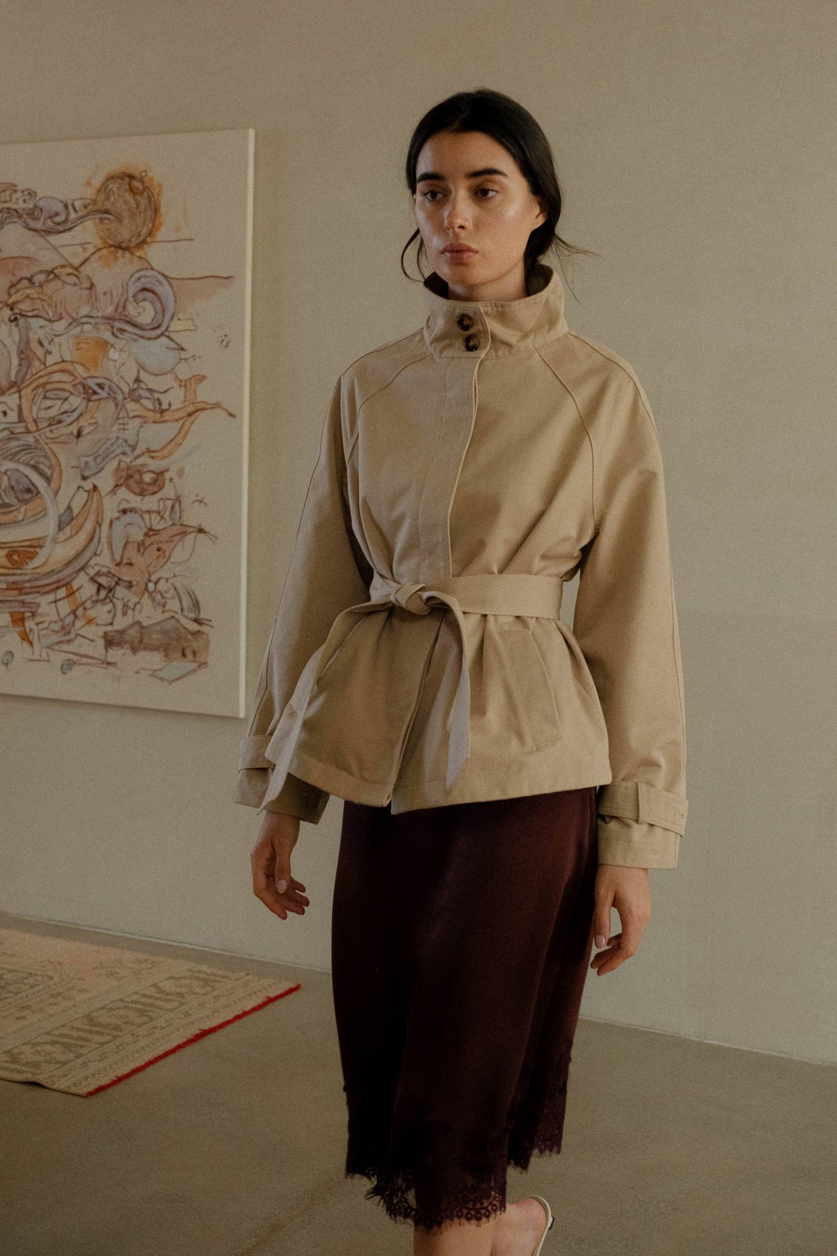 The Funnel Neck Jacket