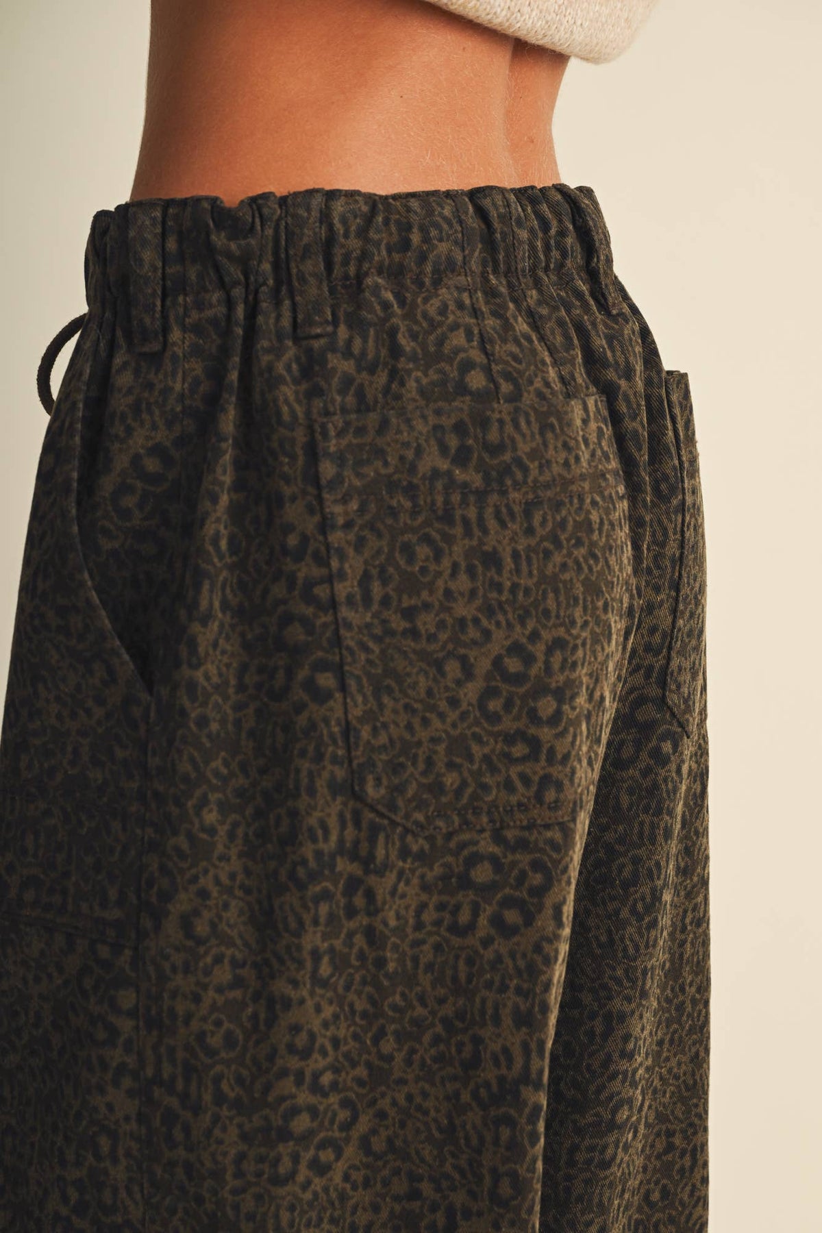 The Leopard Wide-Leg Trouser