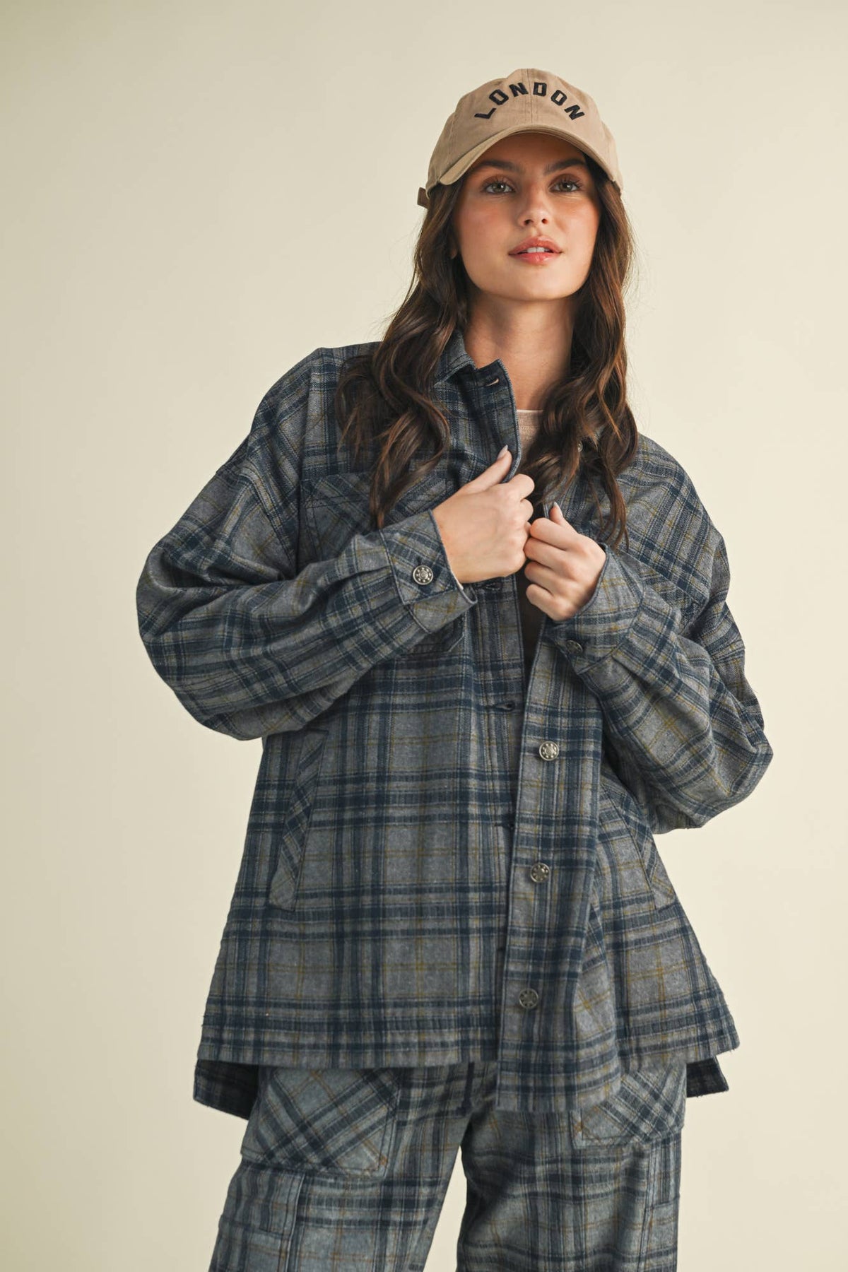The Structured Plaid Layering Jacket