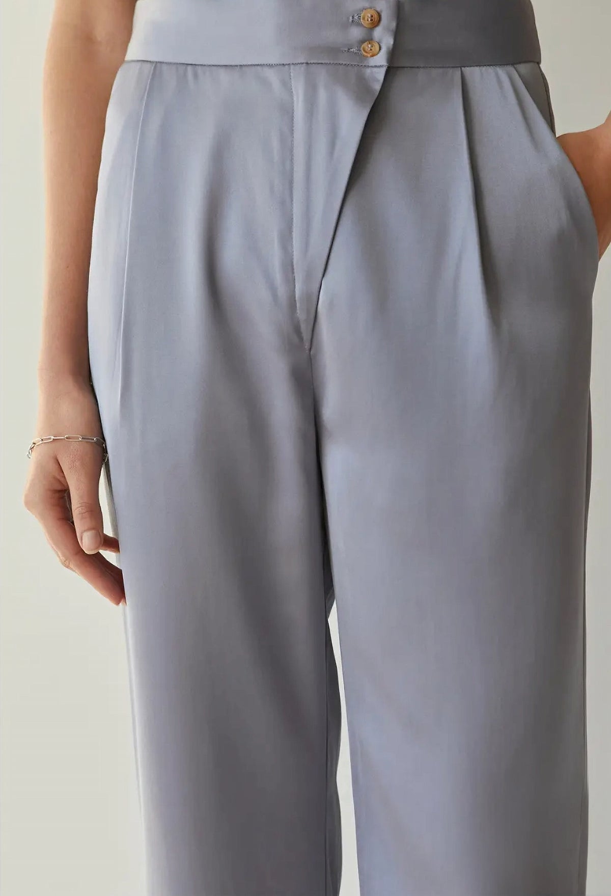 Alexia Satin Twill Pants image 2