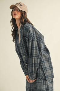 The Structured Plaid Layering Jacket