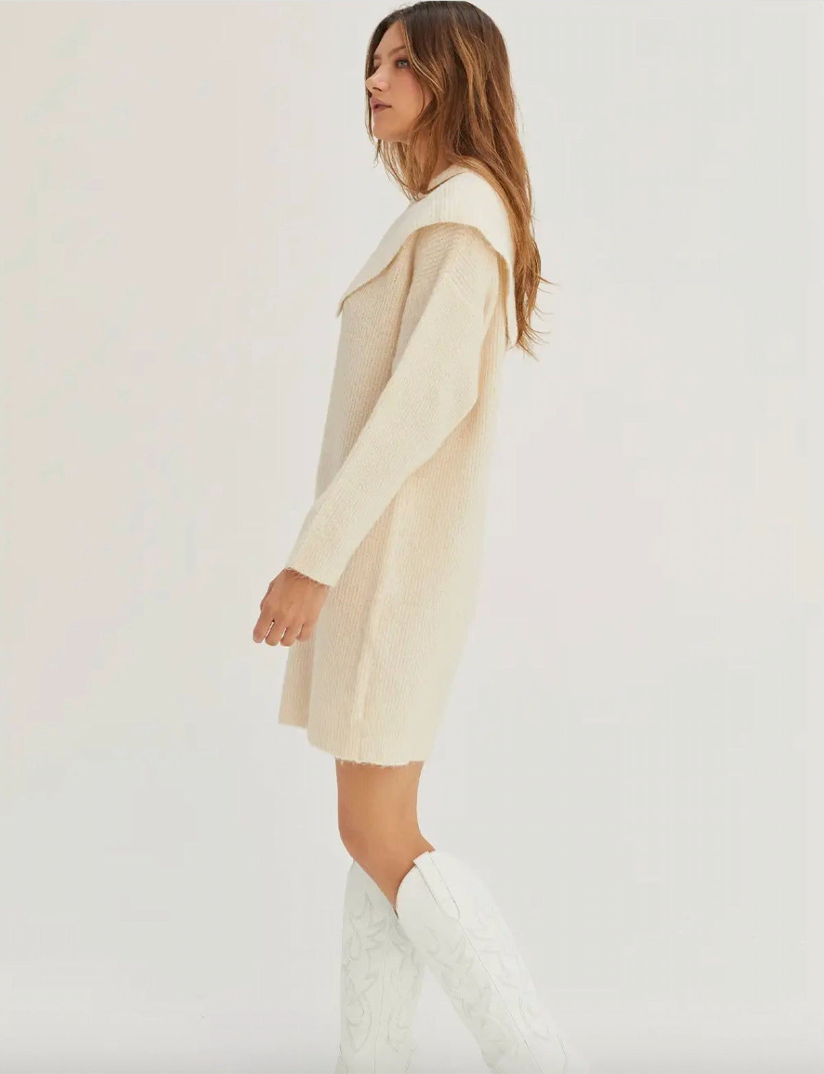 Brittney Turtleneck Sweater Dress image 3