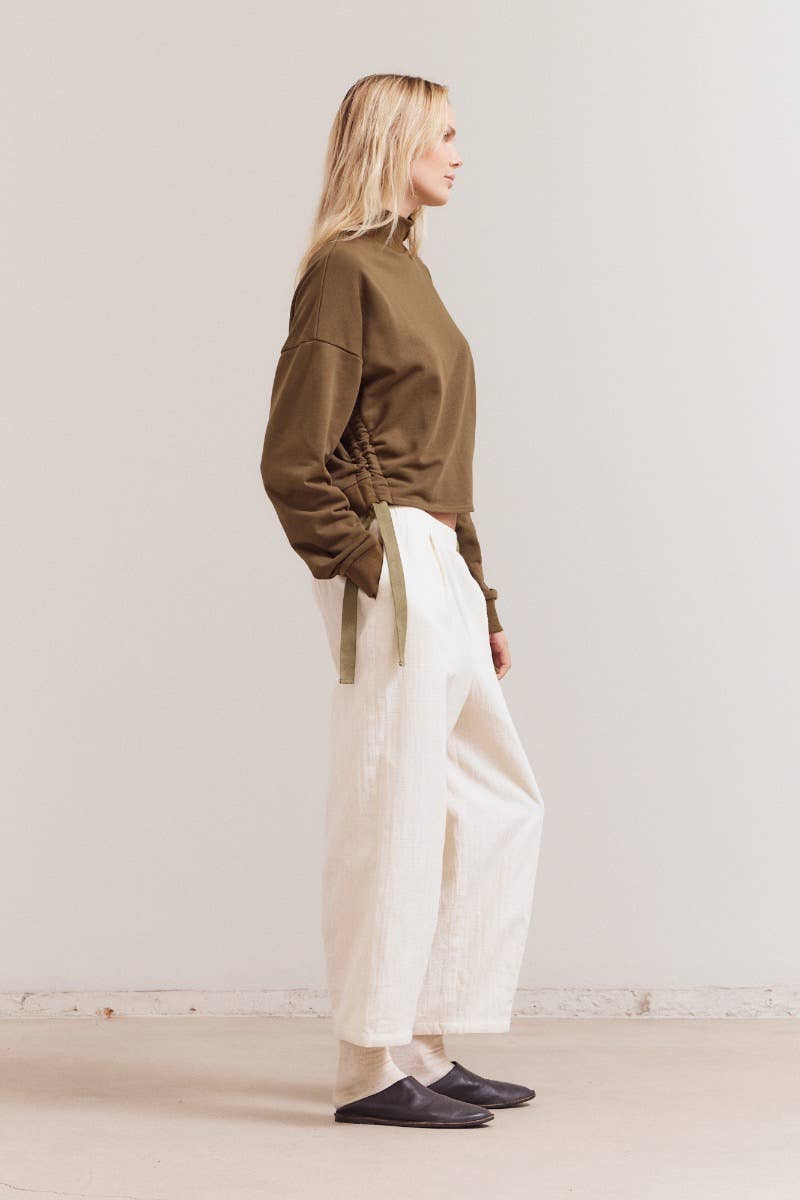 The Side-Tie Long Sleeve Tee