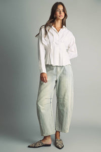 The Pintuck Structured Blouse