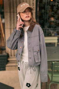 The Corduroy Collar Utility Jacket