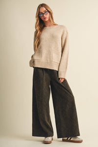 The Leopard Wide-Leg Trouser