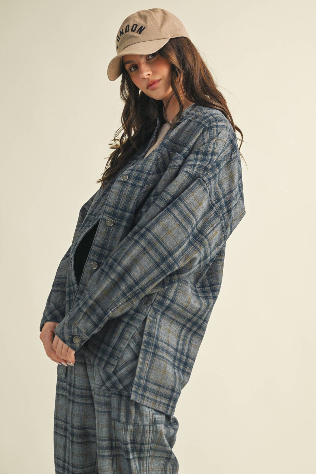 The Structured Plaid Layering Jacket